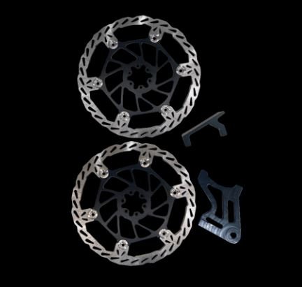 250mm Rotor Kit Front and Rear for Sur Ron Light Bee