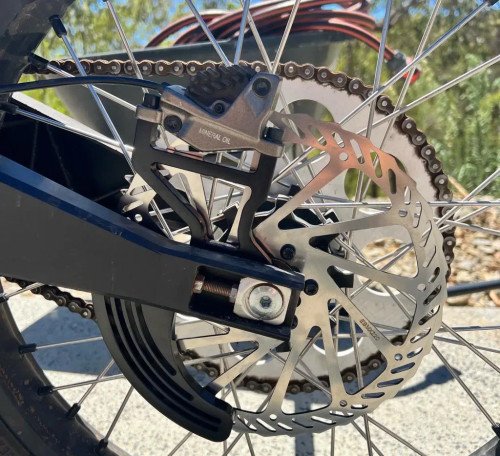 EBMX 220mm Rear Rotor and Bracket